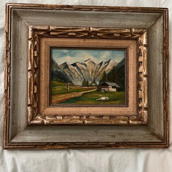oil painting by Ernst Fritsch 1952